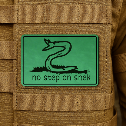 No Step On Snek Morale Patch 2"x3" Hook & Loop | Made in USA