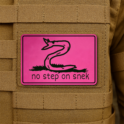No Step On Snek Morale Patch 2"x3" Hook & Loop | Made in USA