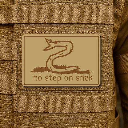 No Step On Snek Morale Patch 2"x3" Hook & Loop | Made in USA