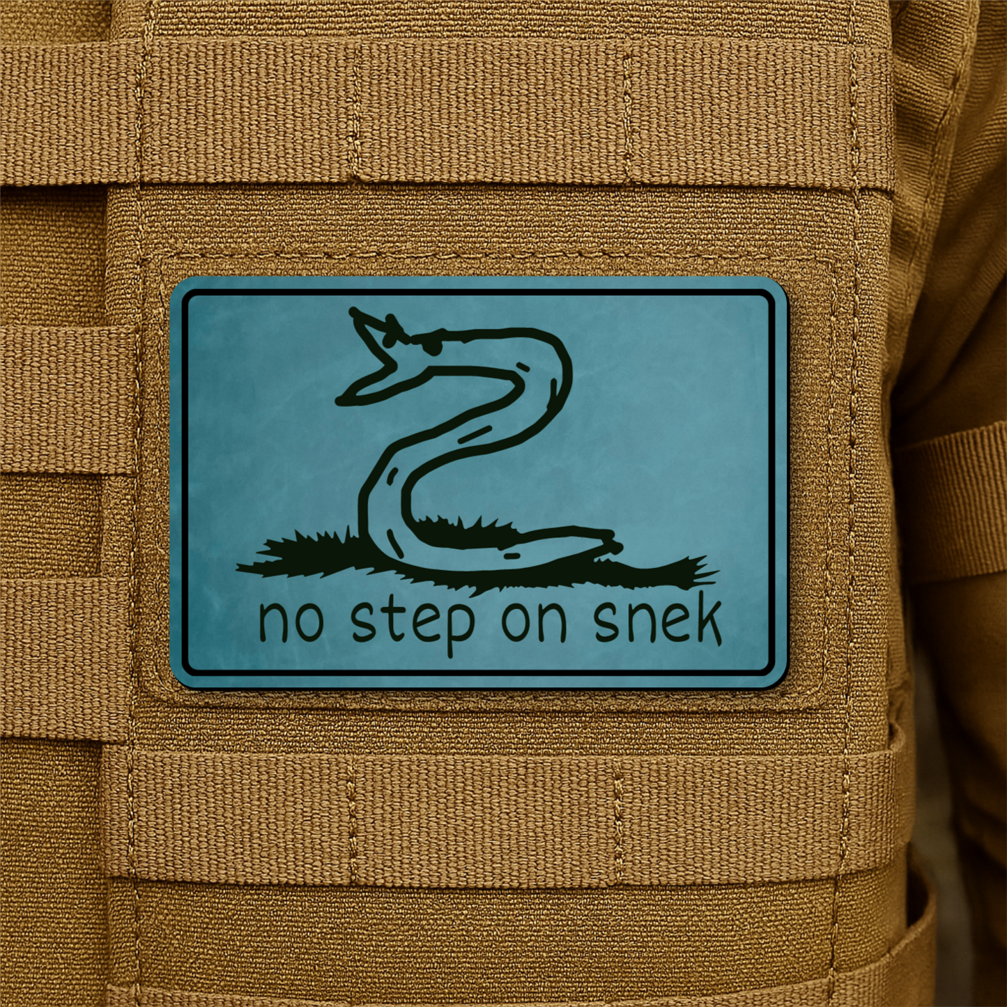 No Step On Snek Morale Patch 2"x3" Hook & Loop | Made in USA