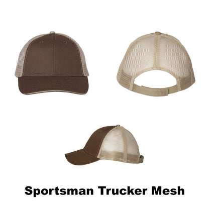 Duck Hunter Flying Mallard Embroidered Cap