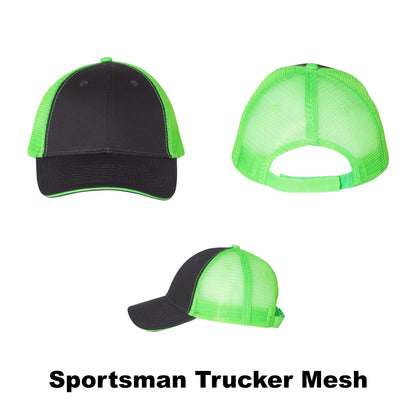 Duck Hunter Flying Mallard Embroidered Cap