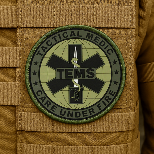 Tactical EMS Medic - Care Under Fire - Printed/Embroidered Morale Patch