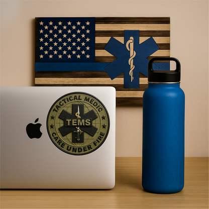 Tactical Medic Care Under Fire Sticker – EMS Paramedic EMT