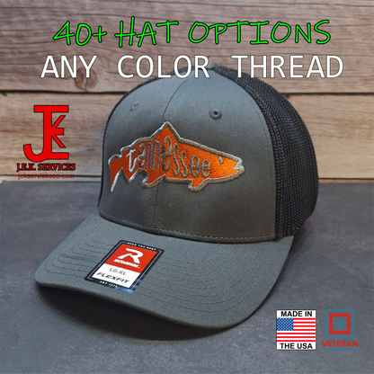 Tennessee Fishing Embroidered Snapback & Flexfit Caps