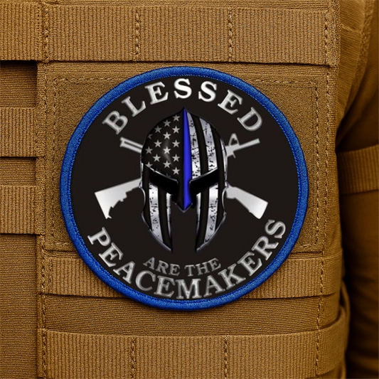 Blessed Are The Peacekeepers Printed Morale Patch