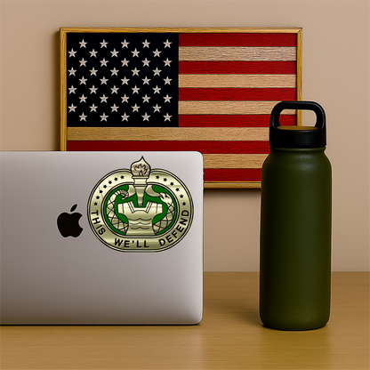 Army Drill Sergeant Badge Sticker – Military Vinyl Decal