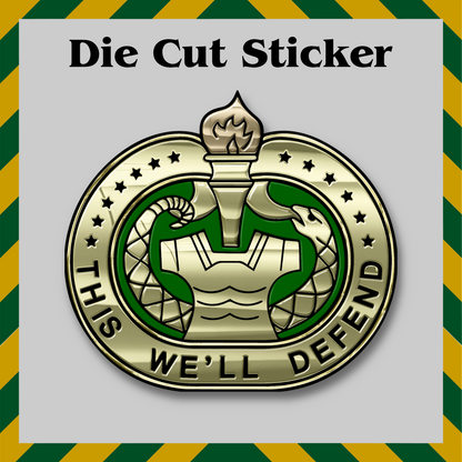 Army Drill Sergeant Badge Sticker – Military Vinyl Decal