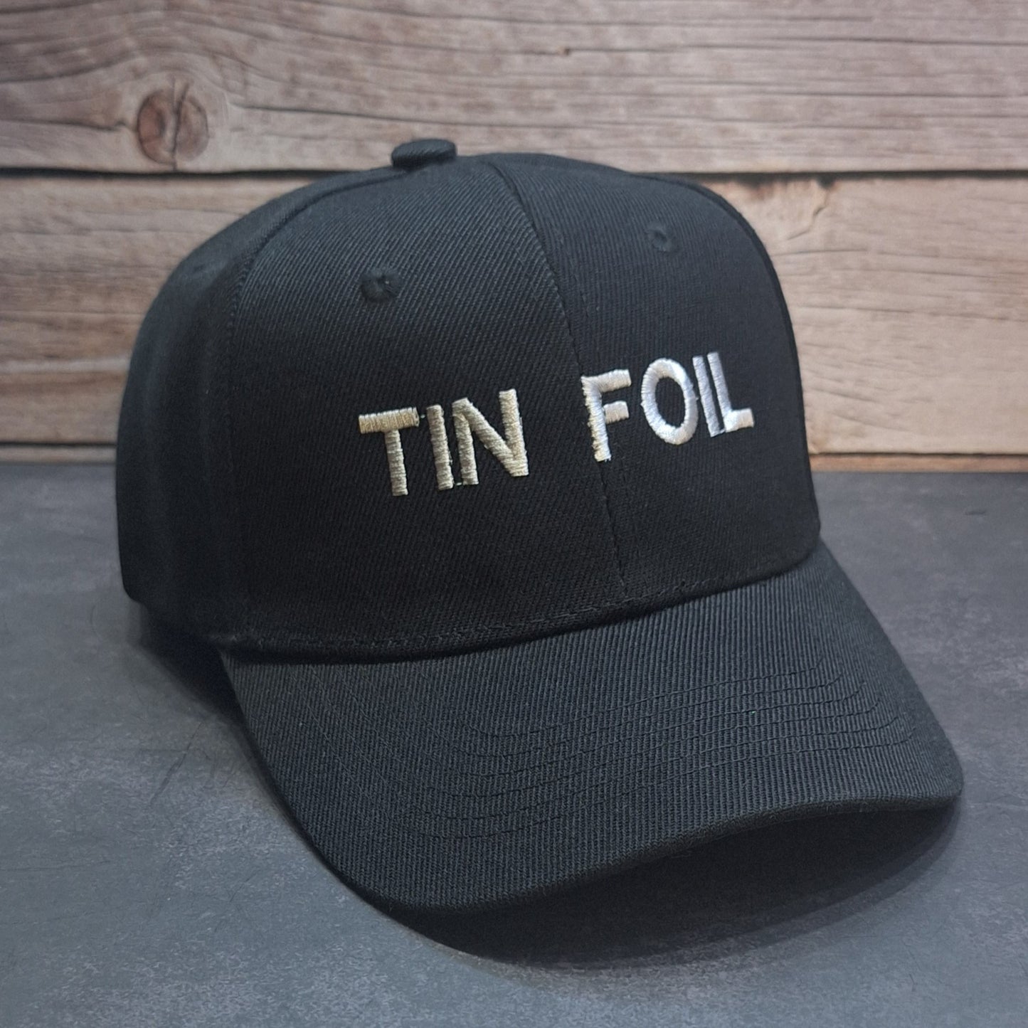 Conspiracy Theorist Tin Foil Hat Funny Embroidered Cap