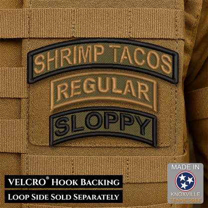 Army Regular Forces Funny Morale Patch Tab, 1.2x3" | Made in USA | VELCRO® Brand Hook Backing