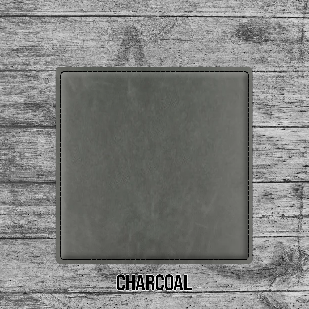 Coasters (6pk of 4" Square): Heritage Collection Premium Leatherette®