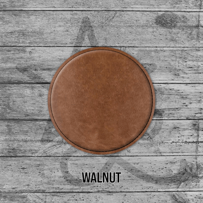 Coasters (6pk of 4" Circle): Heritage Collection Premium Leatherette®
