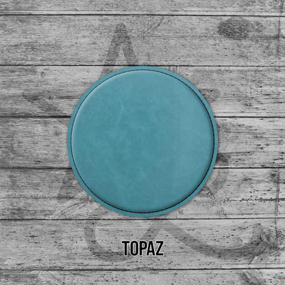 Coasters (6pk of 4" Circle): Heritage Collection Premium Leatherette®