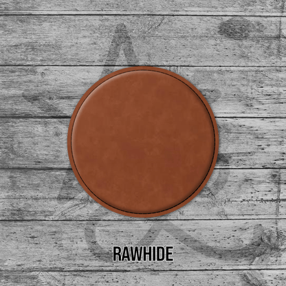 Coasters (6pk of 4" Circle): Heritage Collection Premium Leatherette®