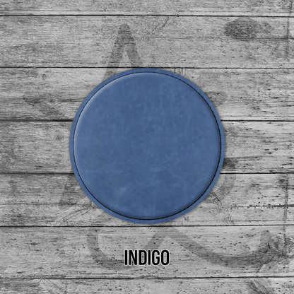 Coasters (6pk of 4" Circle): Heritage Collection Premium Leatherette®