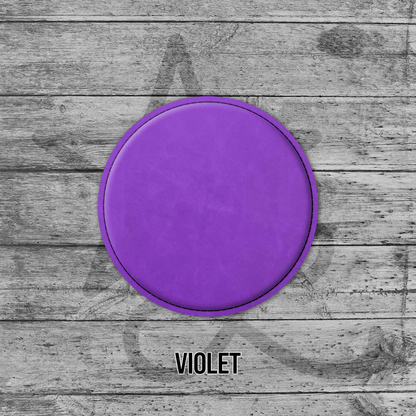 Coasters (6pk of 4" Circle): Heritage Collection Premium Leatherette®