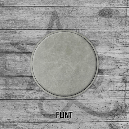 Coasters (6pk of 4" Circle): Heritage Collection Premium Leatherette®