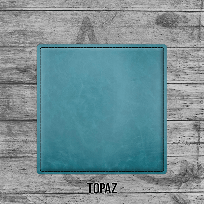 Coasters (6pk of 4" Square): Heritage Collection Premium Leatherette®
