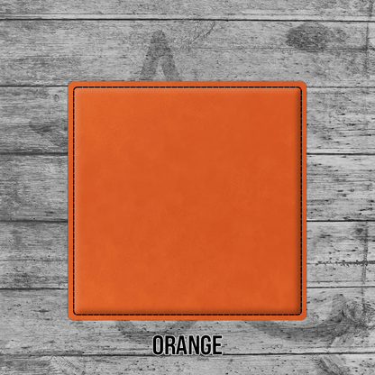 Coasters (6pk of 4" Square): Heritage Collection Premium Leatherette®