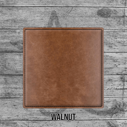 Coasters (6pk of 4" Square): Heritage Collection Premium Leatherette®