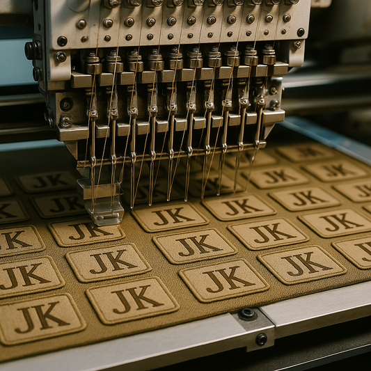 Custom Embroidered Name Tapes – Hook & Loop Backing