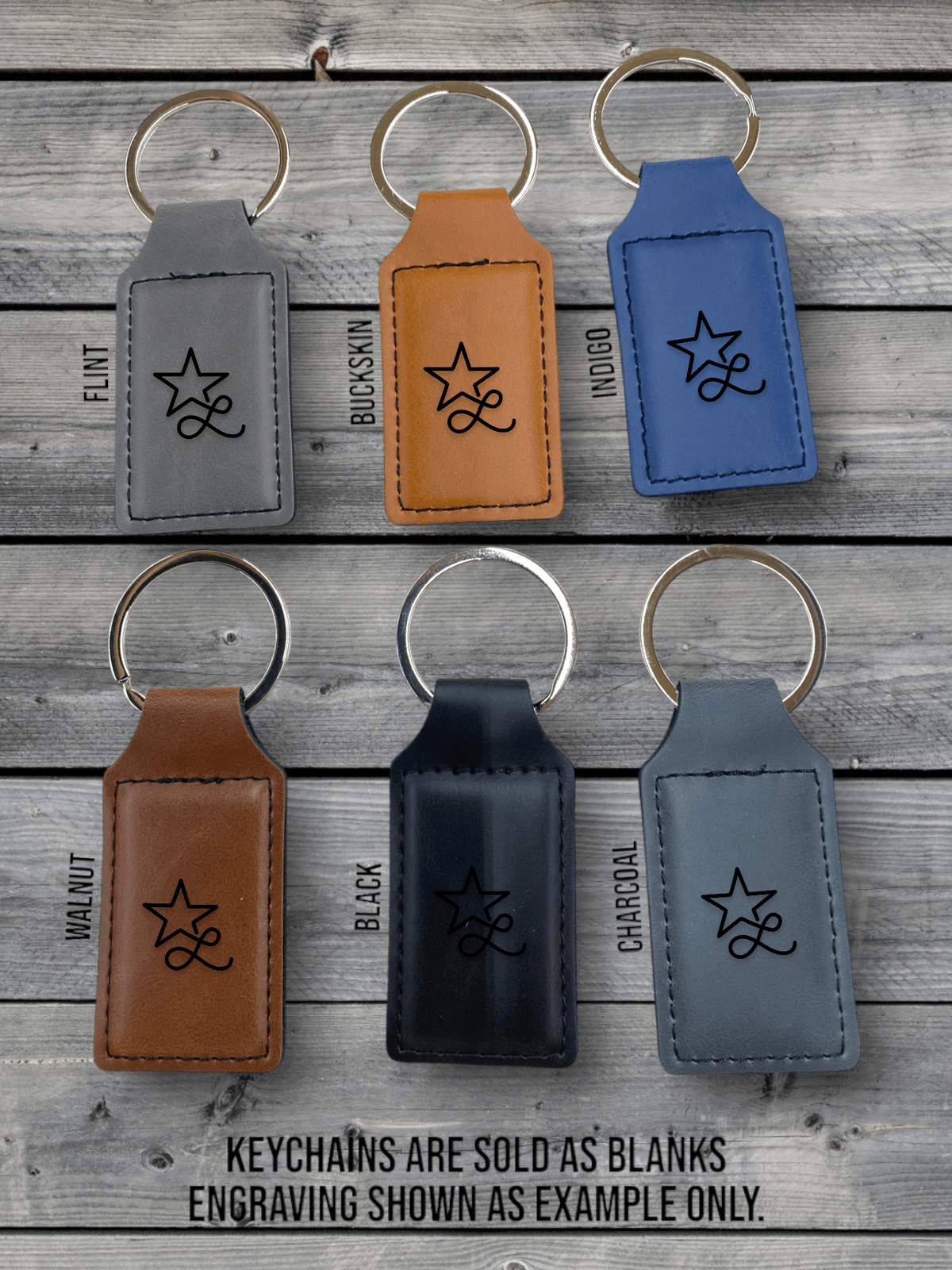 Keychains: Premium Leatherette® (10pk)