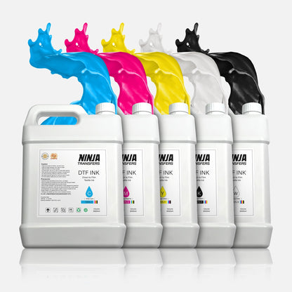 Premium DTF Ink Color Set for Direct-to-Film Graphics Printing