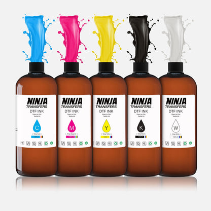 Premium DTF Ink Color Set for Direct-to-Film Graphics Printing