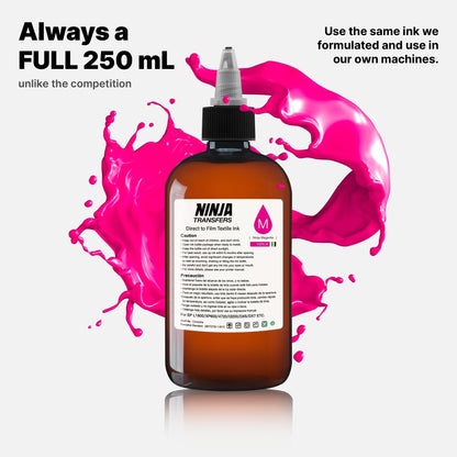 Premium DTF Magenta Ink for Direct-to-Film Graphics Printing