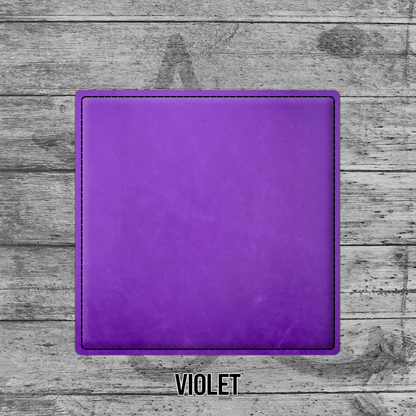 Coasters (6pk of 4" Square): Heritage Collection Premium Leatherette®